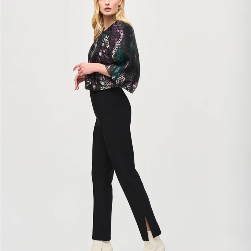 Elegant Black Women's Slim Fit Pants